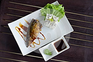 Saba, grilled Mackerel