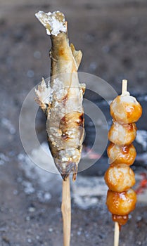 Saba Shioyaki grilled mackerel with salt