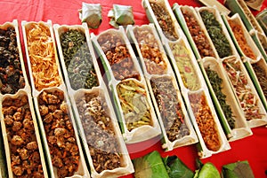 Sabah vegetable based local dishes
