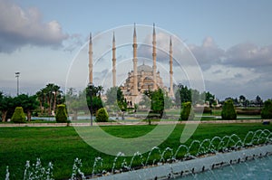 Sabanci Mosque and the park