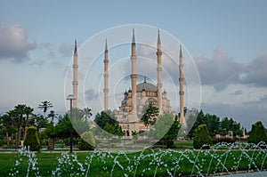 Sabanci Mosque and the park