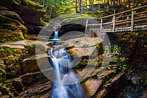 Sabbaday Falls, along the Kancamagus Highway in White Mountain N