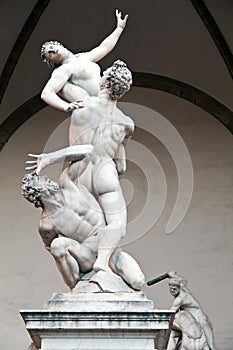 The of the Sabine Women by Giambologna