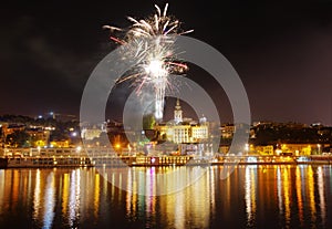 Saborna church and Sava river, Belgrade