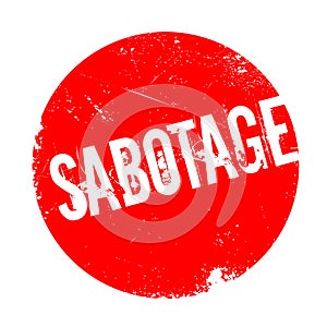 Sabotage rubber stamp