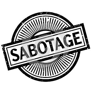 Sabotage rubber stamp