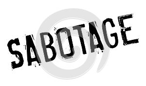 Sabotage rubber stamp