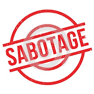 Sabotage rubber stamp