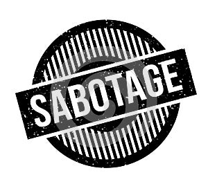 Sabotage rubber stamp