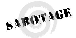 Sabotage rubber stamp