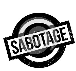 Sabotage rubber stamp