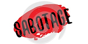 Sabotage rubber stamp