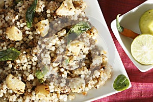 Sabudana Khichdi is a dish from india