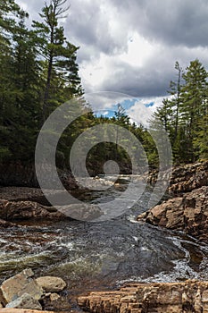 The Sacandaga River near Griffin Falls in Upstate New York.