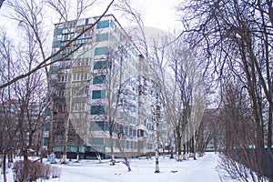 Korolyov city. Sacco and Vanzetti Street. photo