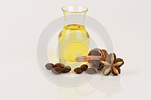 Sacha inchi, Sacha inchi, Sacha mani, Inca peanut oil from seeds and Sacha.