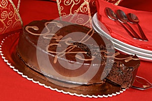 Sacher torte chocolate cake
