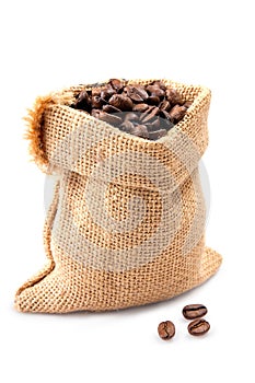 Sack with coffee