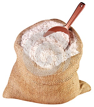 SACK OF WHOLEMEAL FLOUR CUT OUT