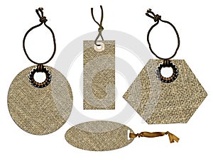 Sackcloth tags