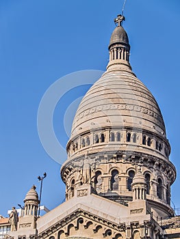 Sacramentinos church detail in Santiago