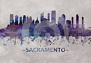 Sacramento California skyline