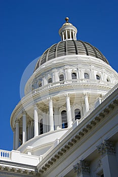 Sacramento Capitol building dome.