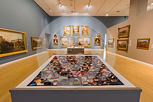 Interior view of the beautiful Crocker Art Museum