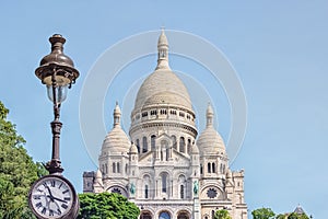 Sacre Coeur basilica in Montmartre Paris