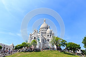 Sacre-Coeur Basilica on Montmartre, Paris