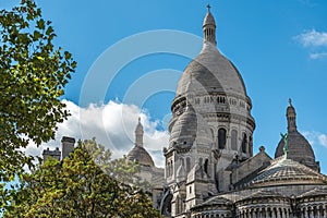 Sacre Coeur Basilique on Montmartre, Paris, France