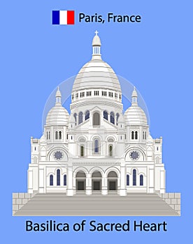 Sacre Coeur Cathedral in Paris