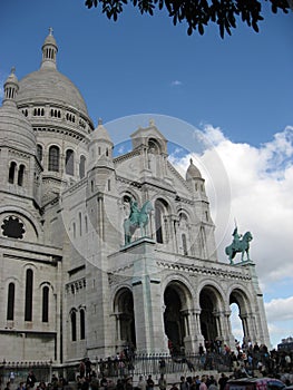 Sacre Coeur Church Facade Paris