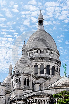 The Sacre Coeur church in Paris, France