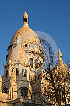 The Sacre Coeur at dusk