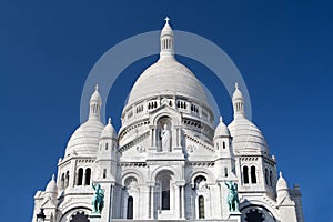 Sacre Coeur - famous cathedral in Paris, France