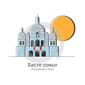 Sacre Coeur illustration