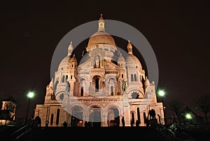 Sacre Coeur at night