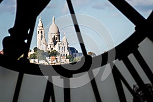 Sacre Coeur from the Orsay museum in Paris