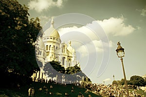 The Sacre-Coeur in Paris
