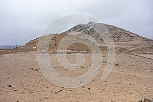 Sacred City of Caral-Supe archaeological site in Peru
