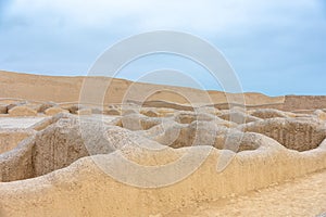 Sacred City of Caral-Supe archaeological site in Peru