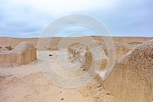 Sacred City of Caral-Supe archaeological site in Peru