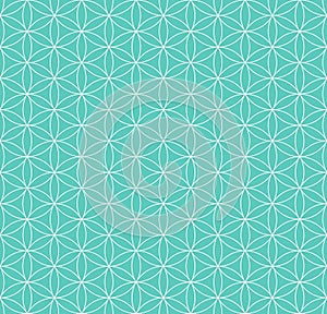 Sacred Geometry: Flower of Life Seamless Pattern