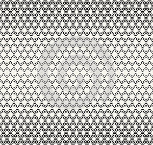 Sacred geometry halftone triangle graphic pattern