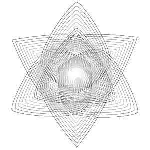 Sacred geometry signs. Set of symbols and elements. Alchemy, religion, philosophy