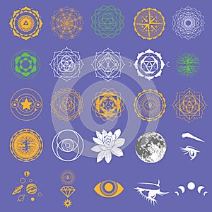 Sacred geometry symbols