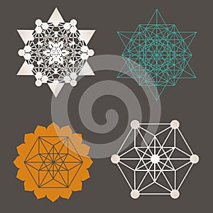 Sacred geometry unique design collection