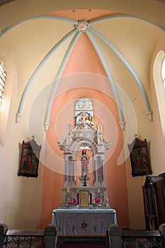 Sacred Heart of Jesus, altar in the Church of St. Maurus the Abbot in Bosiljevo, Croatia