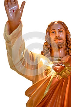 Sacred heart of Jesus statue